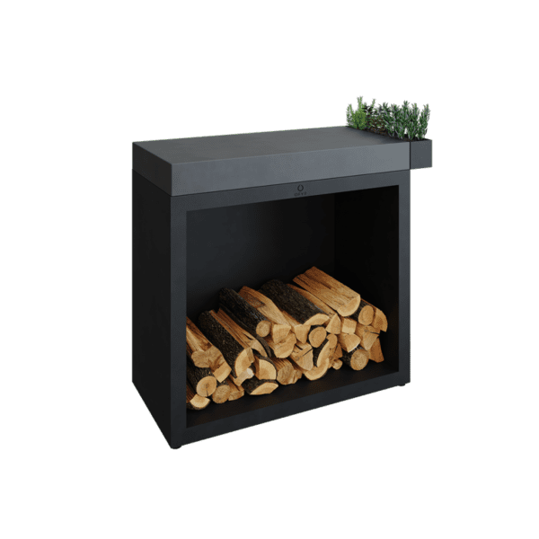 OFYR Butcher Block Storage 90 Black Keramik Dunkelgrau