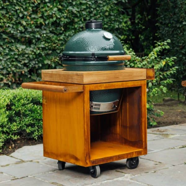 OFYR Kamado Table Corten 65 PRO Teakholz BGE – Bild 2